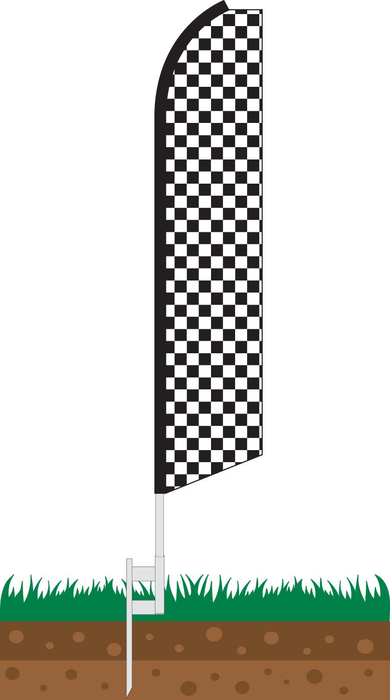 mats oriflammes , Drapeau, base sol ou pneu