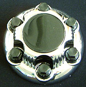 RTX LT5129C JEUX DE 4 CAPUCHONS CENTRAUX DE RECHANGE - GM 6 X 139.7 CHROME
