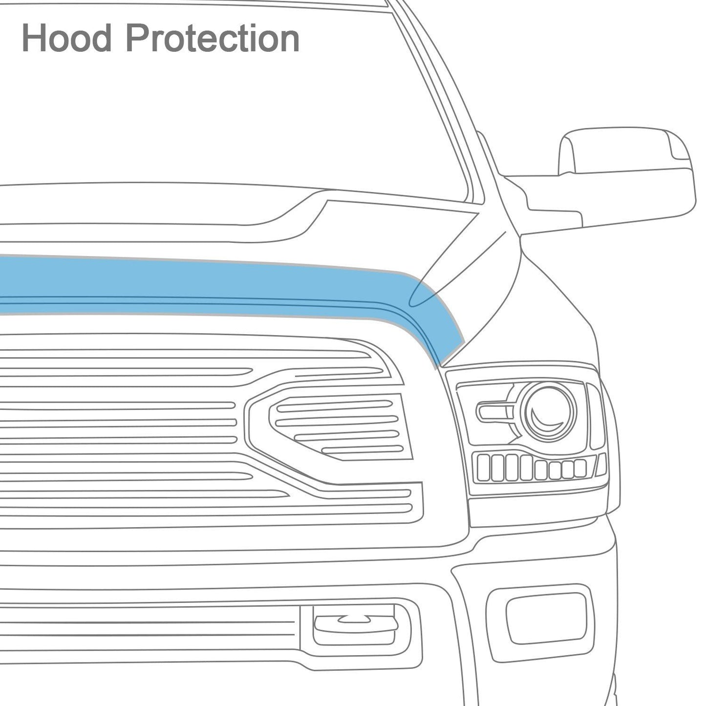 AVS® • 322133 • AEROSKIN • PROTECTEUR DE CAPOT • CADILLAC XT5 17-22